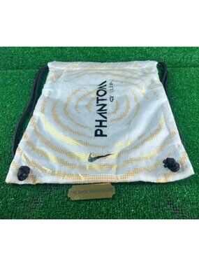 Nike Phantom GX Luna White Gold Soccer String Bag Gym Cleats Bag NEW